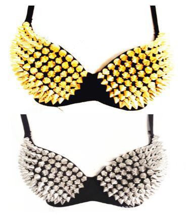 Spike Bra Top Punk Gothic
