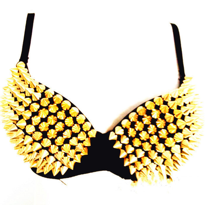 Spike Bra Top Punk Gothic
