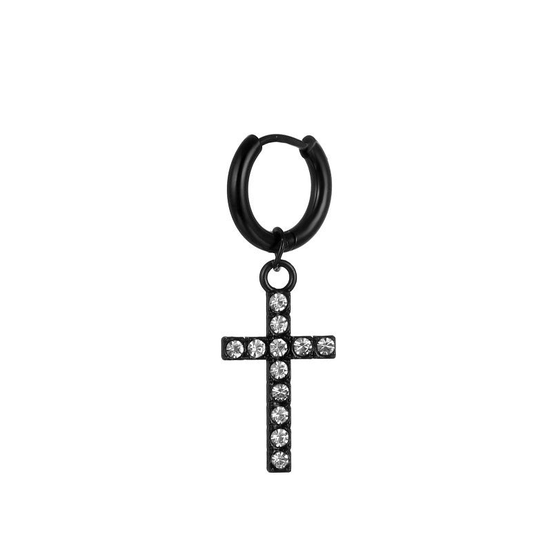 Stainless Steel Cross Earring