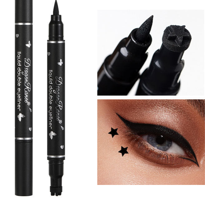 Star Stamp Eyeliner Pen Double Headed Waterproof