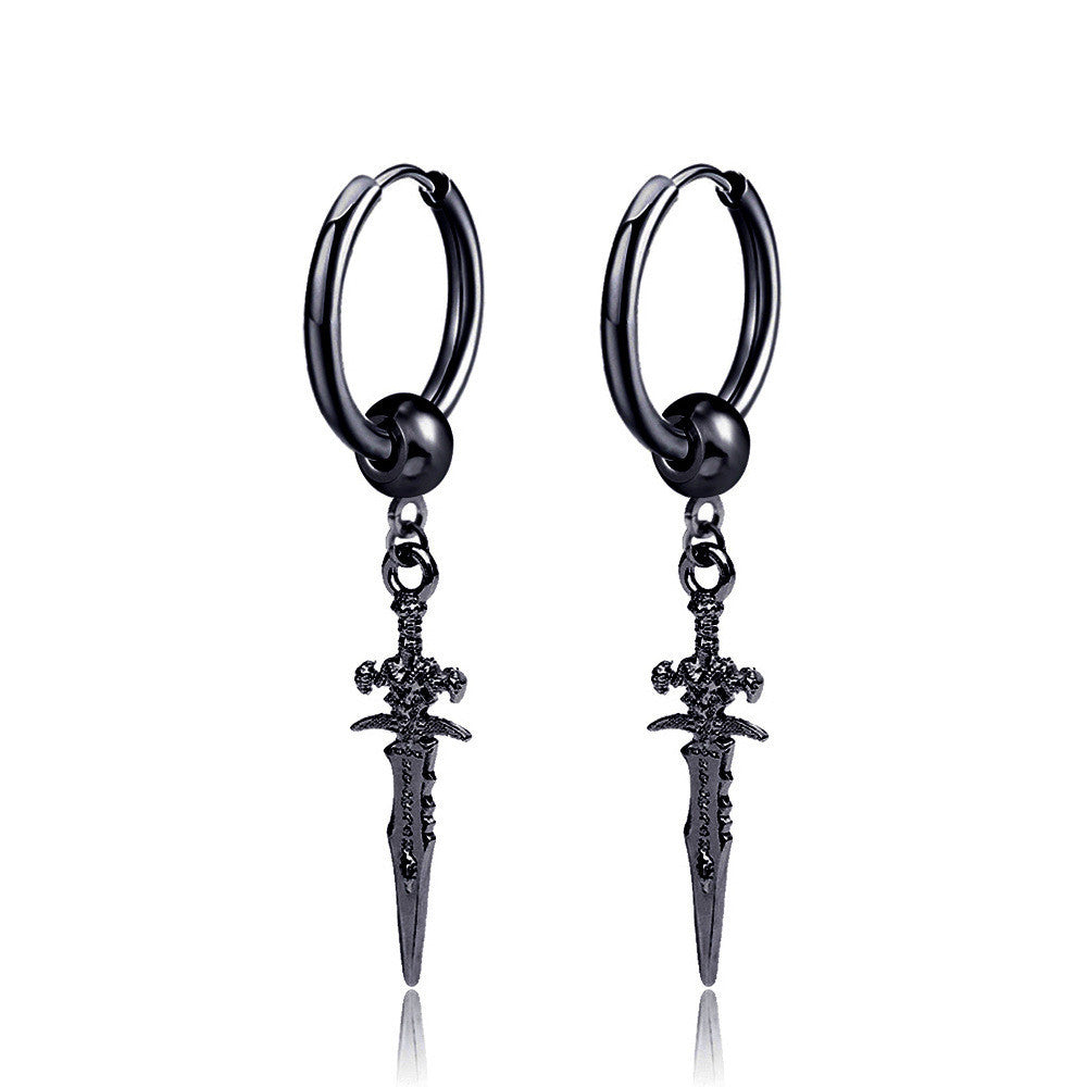 Sword Earrings Womens