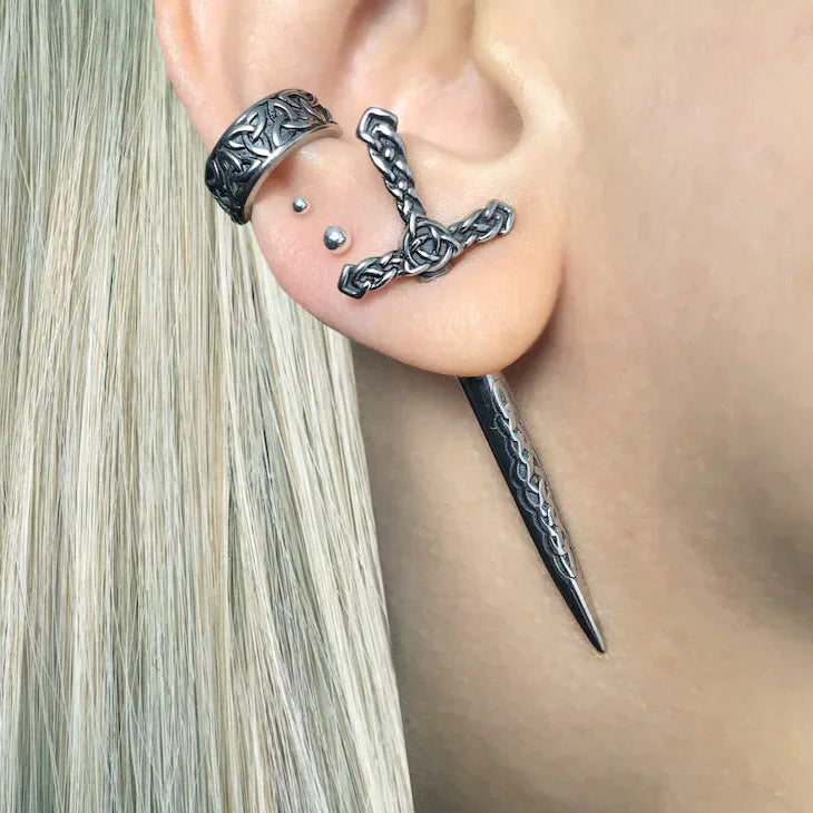 Sword Stud Earrings