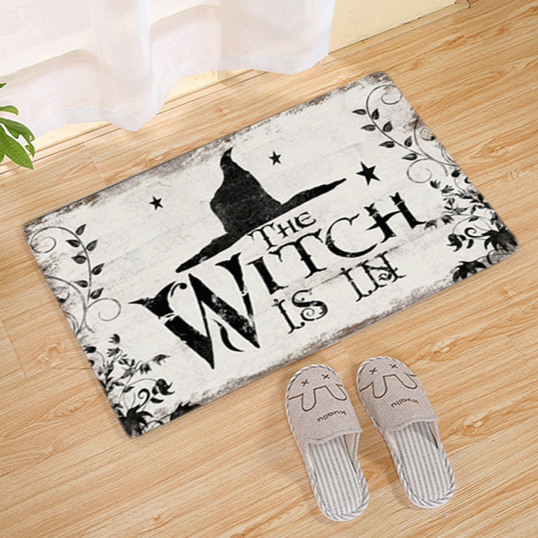 "The Witch Is In" Bathroom Mat