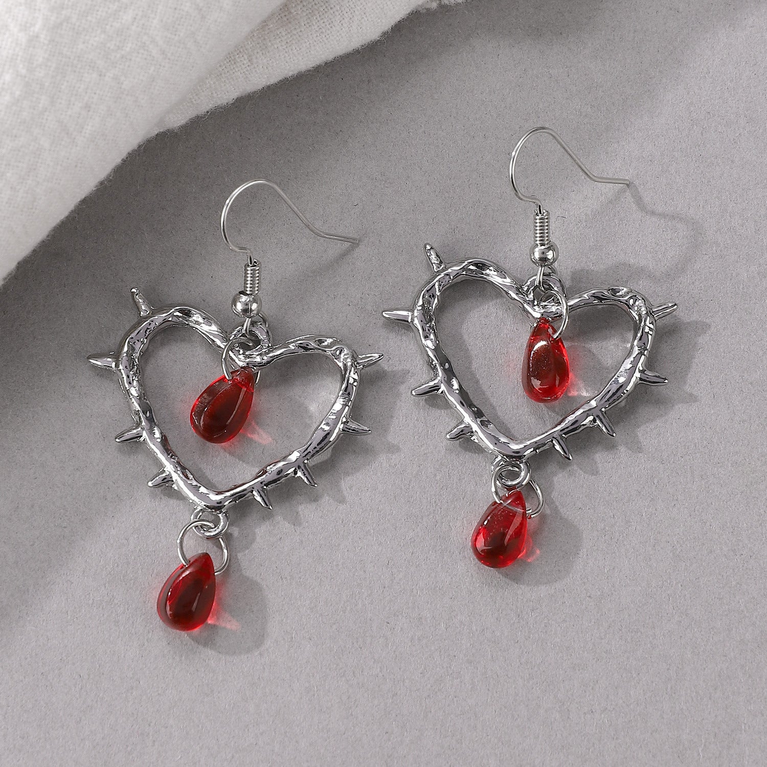 Thorn Heart Earrings For Women