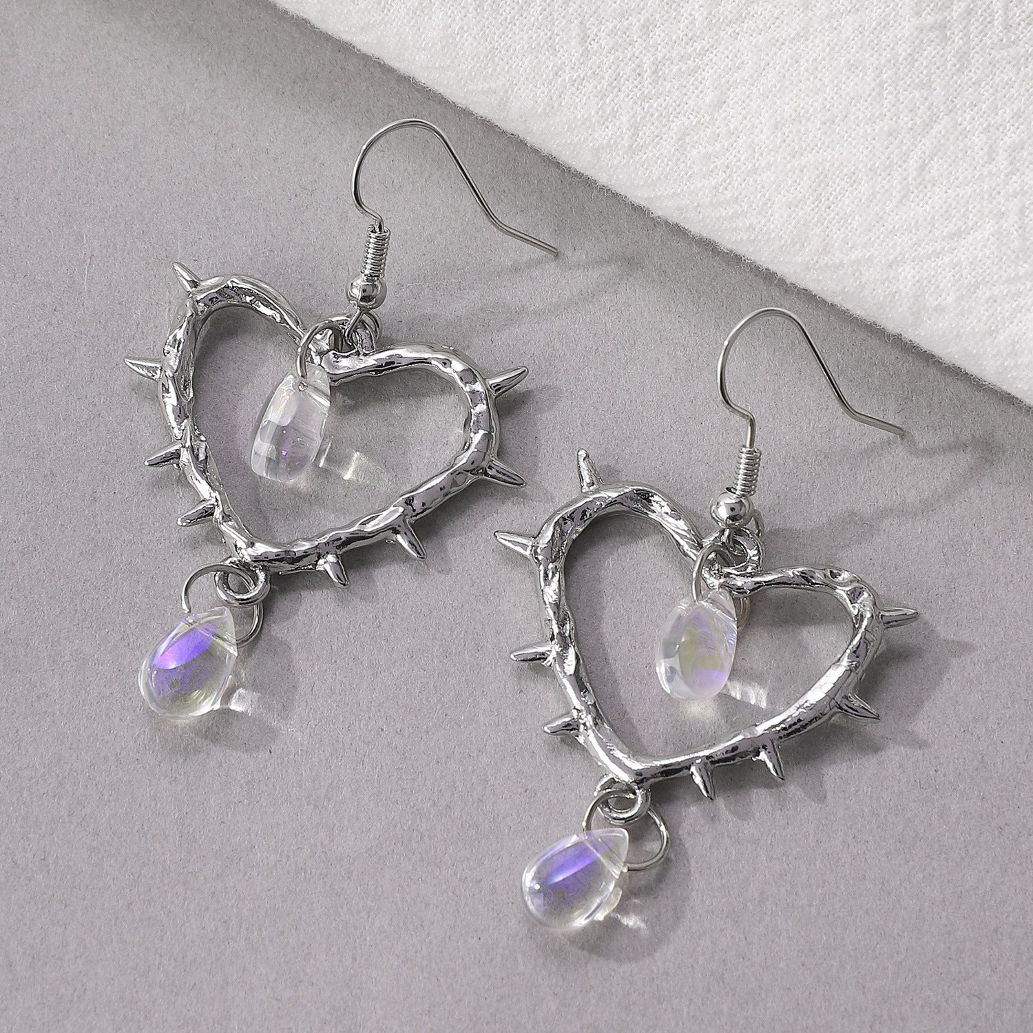 Thorn Heart Earrings For Women
