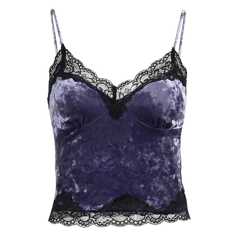 Velour Purple Top