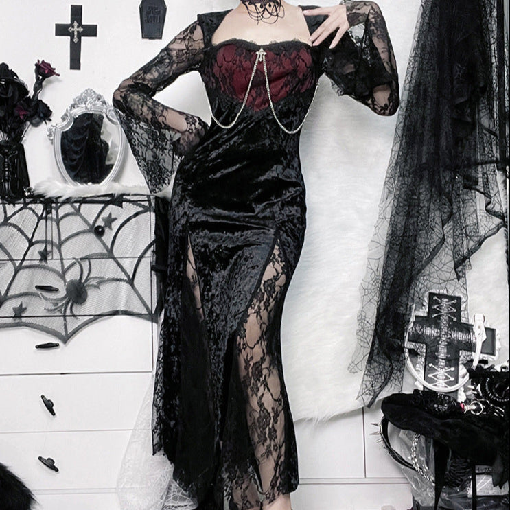 Velvet Gothic Dress