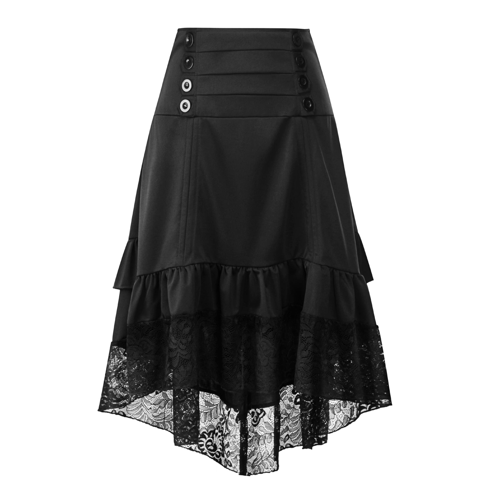 Victorian Goth Midi Skirt