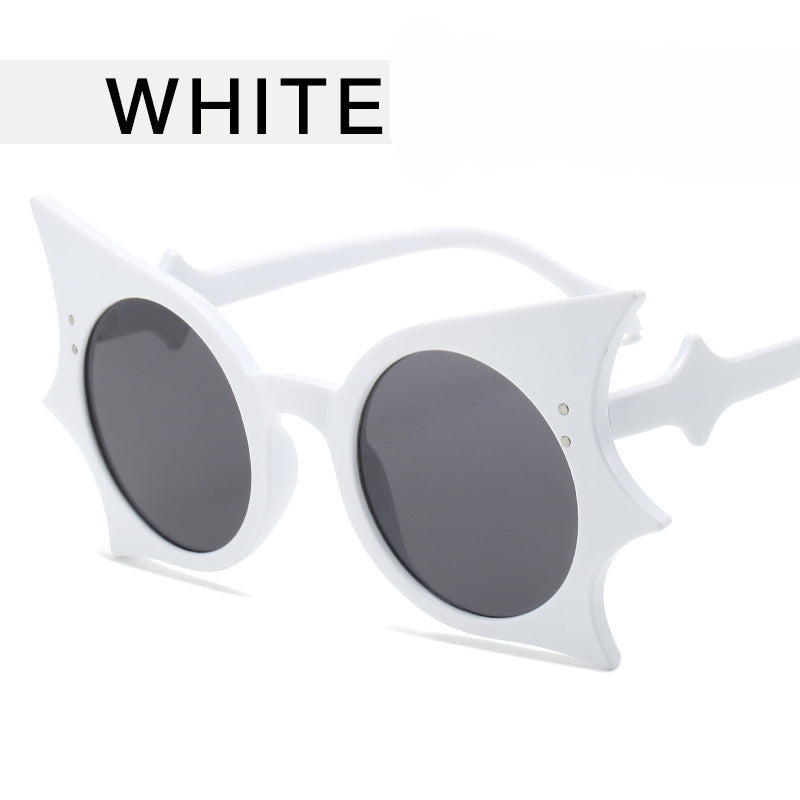 Vintage Goth Sunglasses white