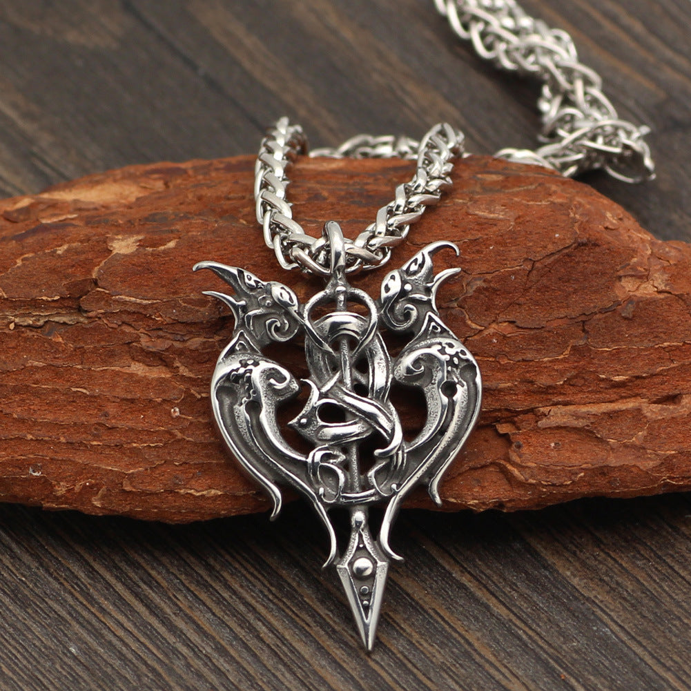 goth Vintage Viking Necklace