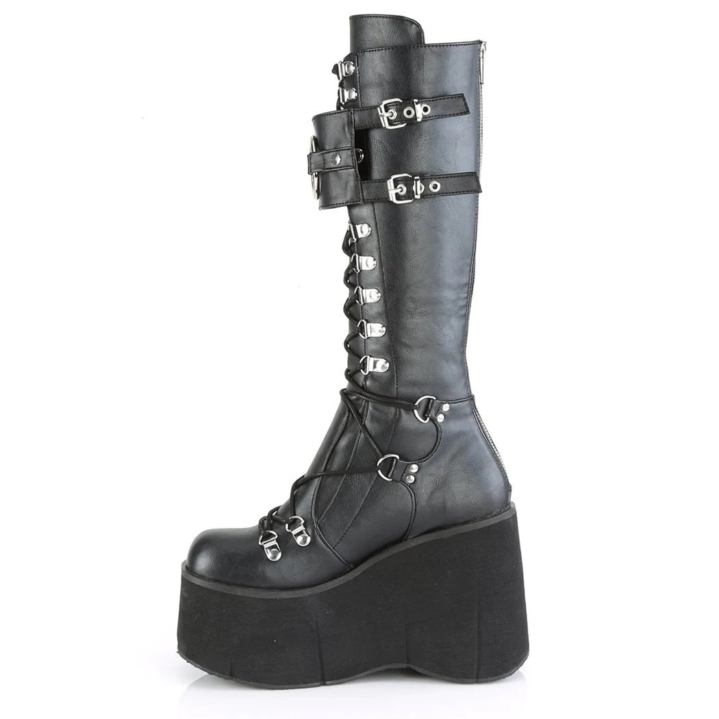 White Goth Boots for Women