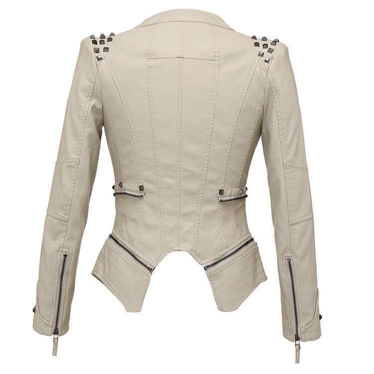 White Goth Jacket Womens