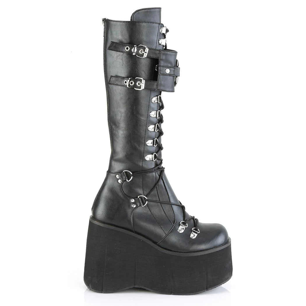 White Goth Boots for Women