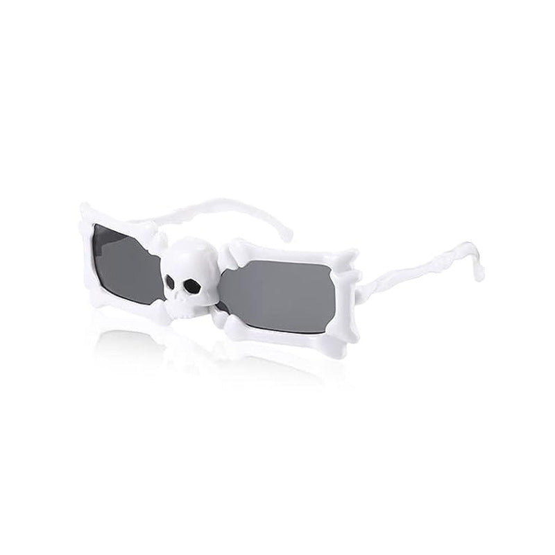 White Skull Sunglasses alt
