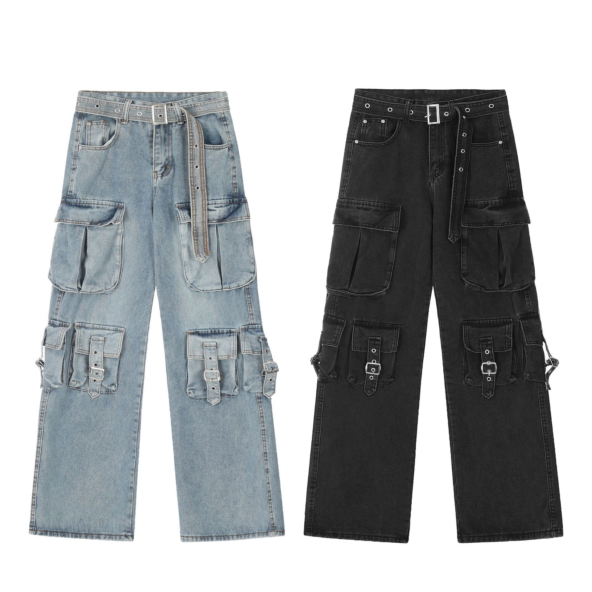 Wide Cargo Jeans for Men