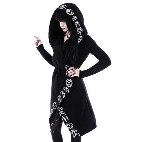 Wide Hooded Witchy Hoodie jacket