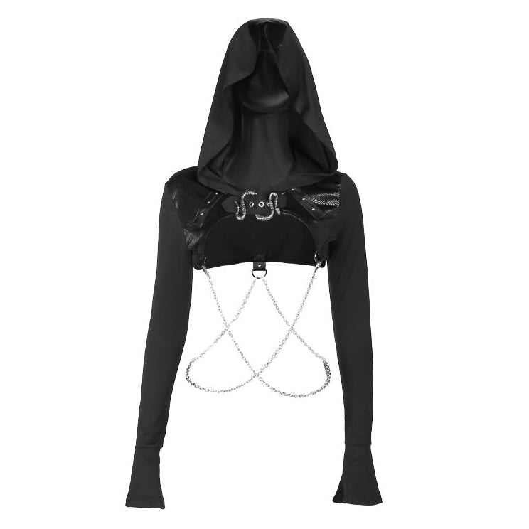 Witch Hooded Shrug Sleeve Cardigan