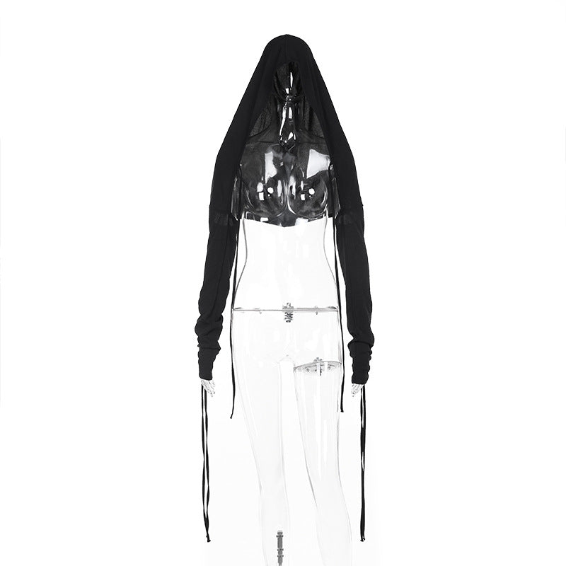 Witch Hooded Shrug Sleeve Cardigan