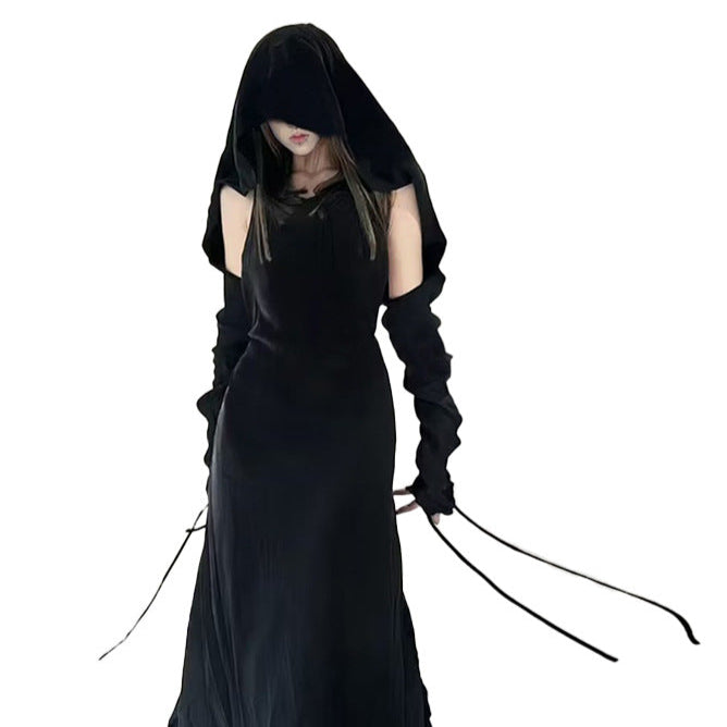 Witch Hooded Shrug Sleeve Cardigan