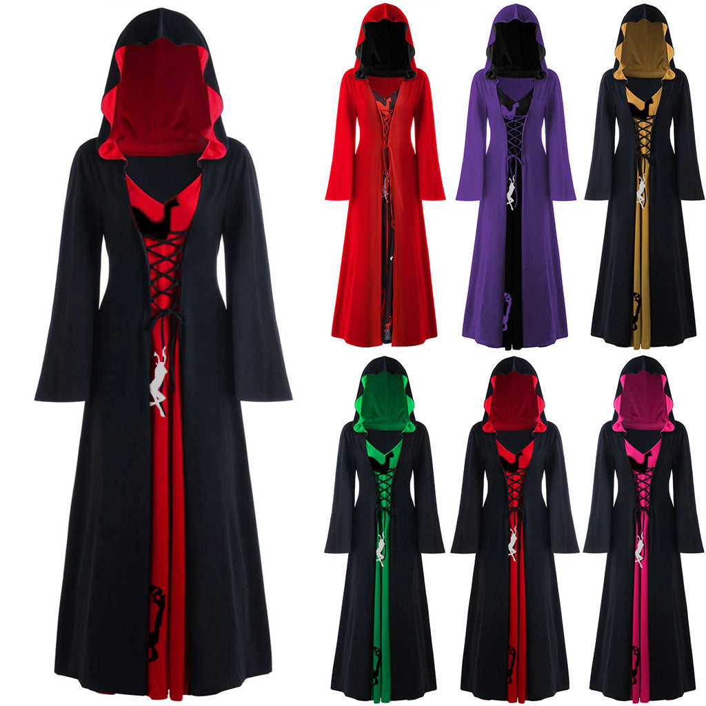 Witchy Hood Long Dress