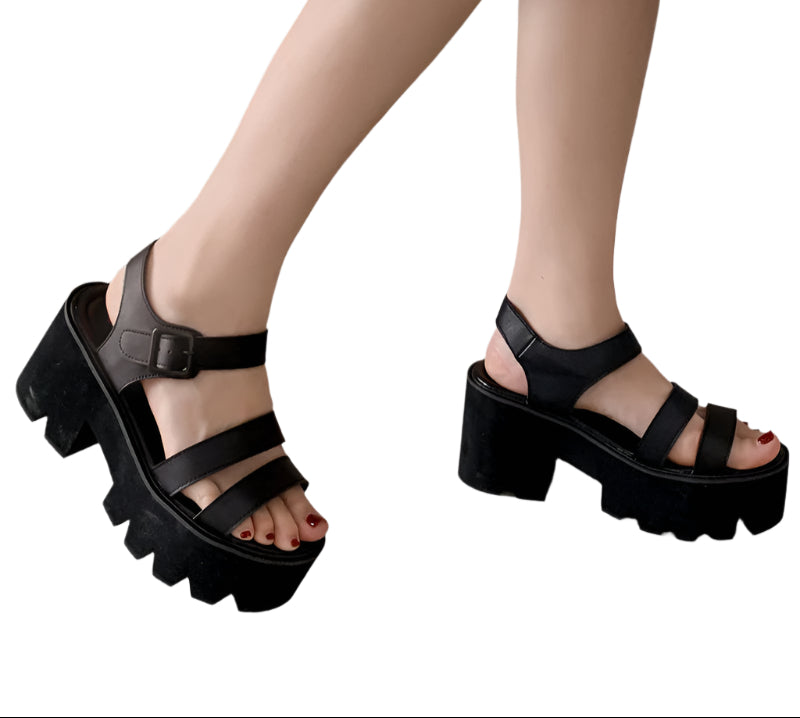 Womens Casual Goth Sandals