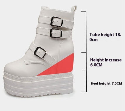 Goth 5 Inches Wedge Boots