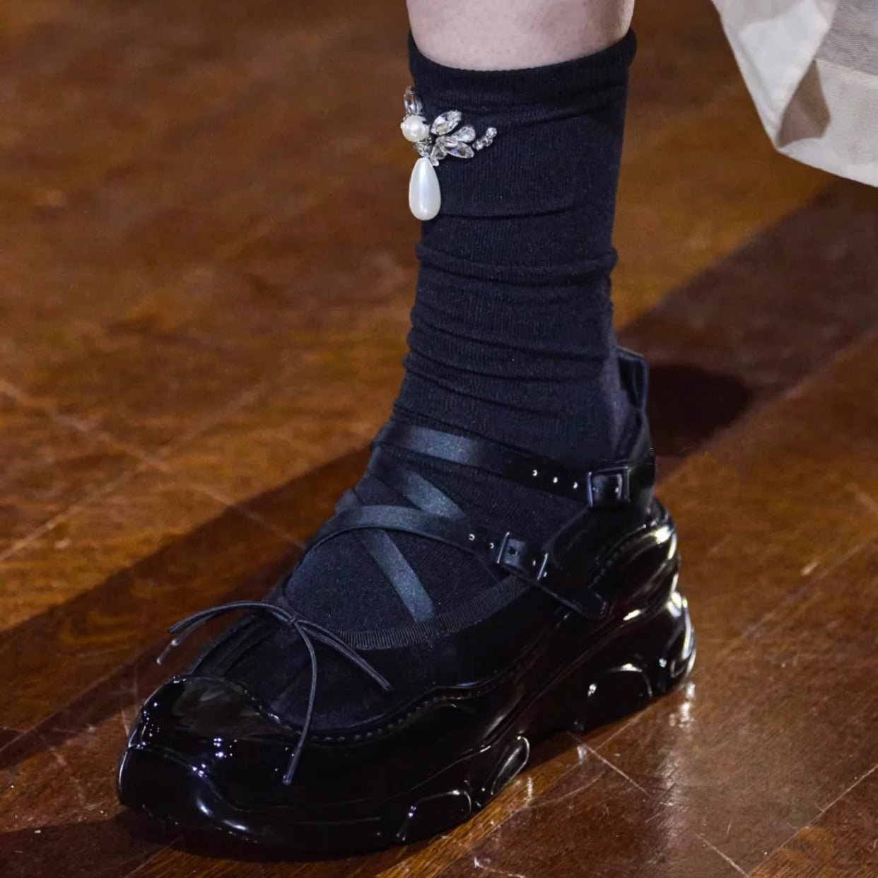 alt Black Gothic Lolita Shoes