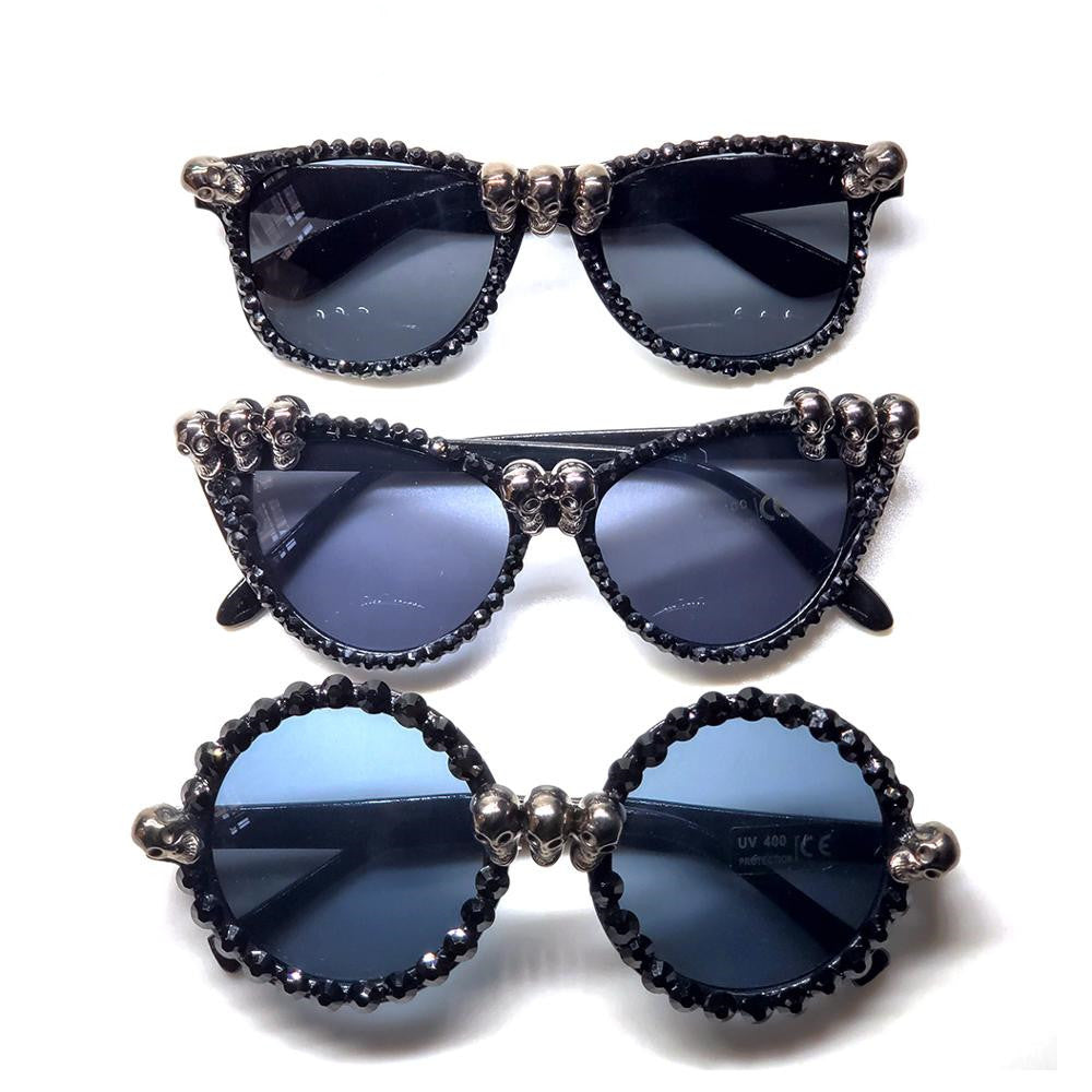 alt Round Skull Sunglasses