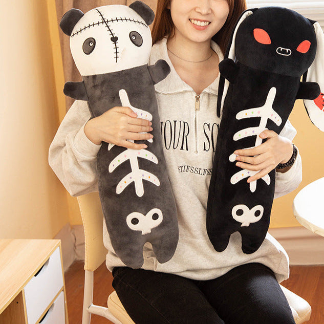 Gothic Skeleton Panda Plush Long Stuffed Animal