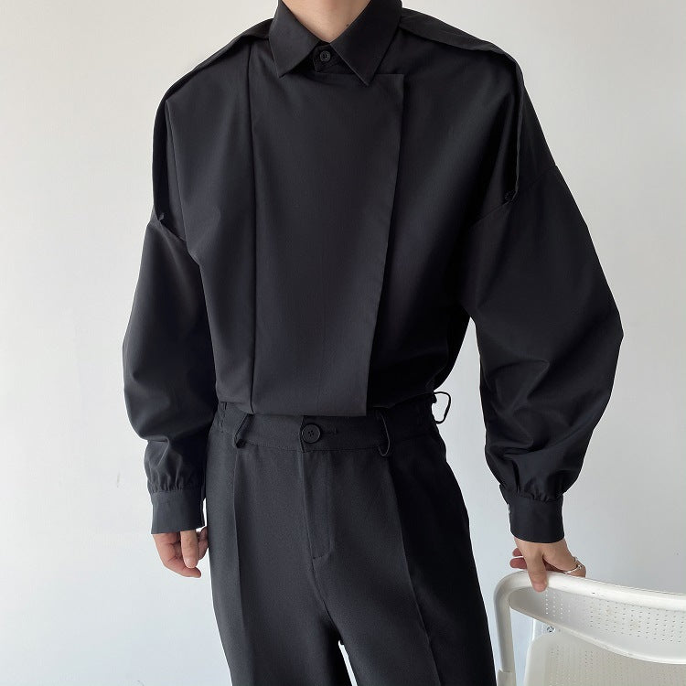 Goth Collar Shirt Mens alternative
