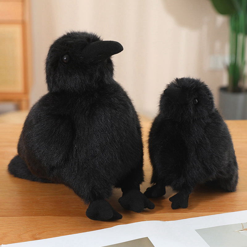 baby Black Crow Plushie
