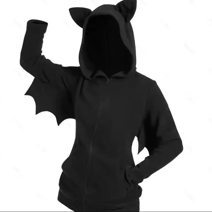 black Bat Hoodie for Women