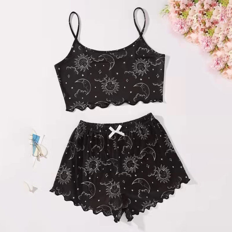 Celestial Moon and Sun Witchy Pj Set
