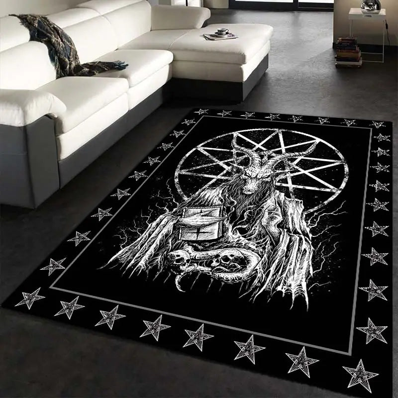black Demon Goat Carpet