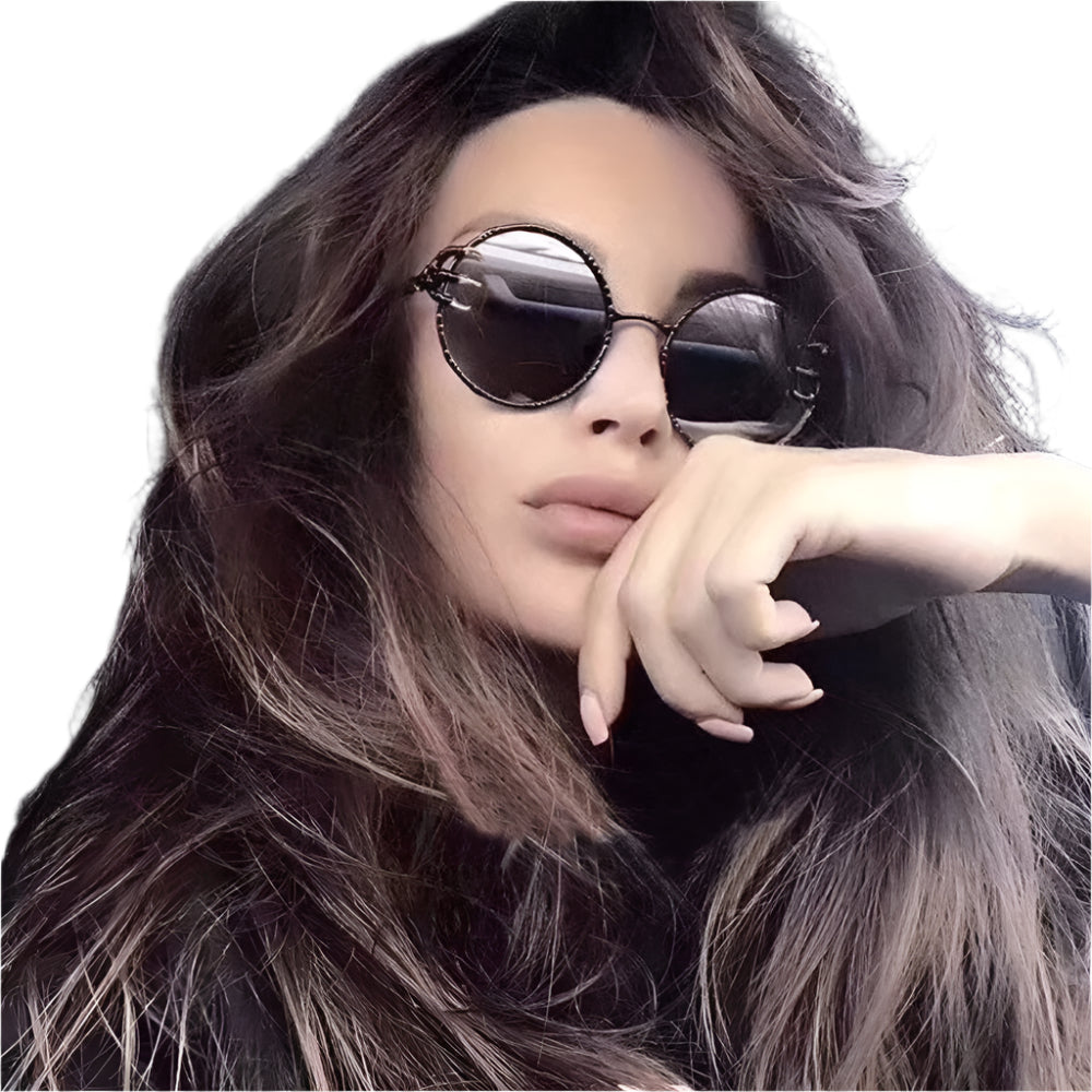 black Goth Skeleton Hand Sunglasses