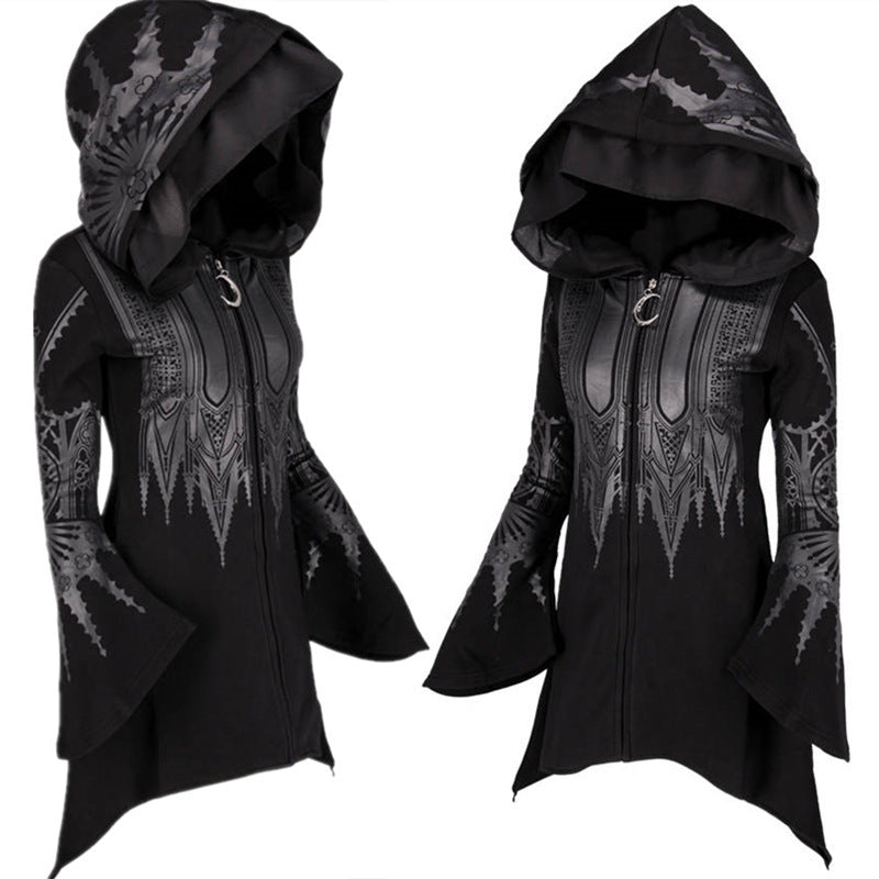 Long Gothic Hooded Jacket