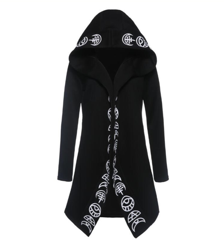 Wide Hooded Witchy Hoodie