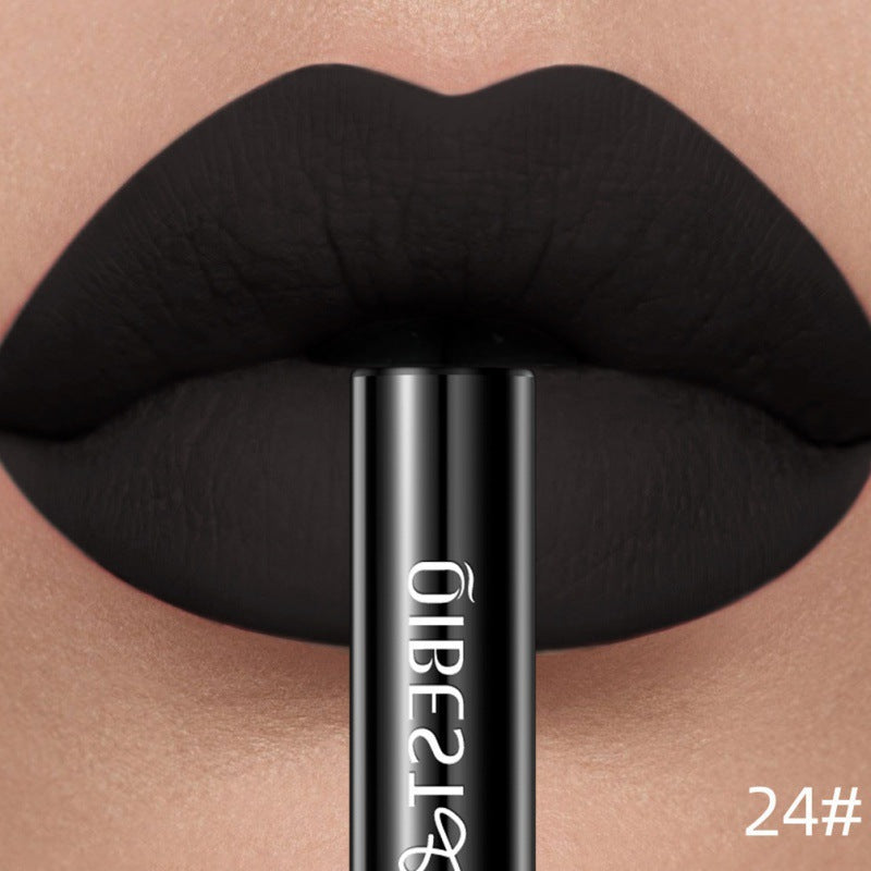 punk black Matte Liquid Lipstick Gothic
