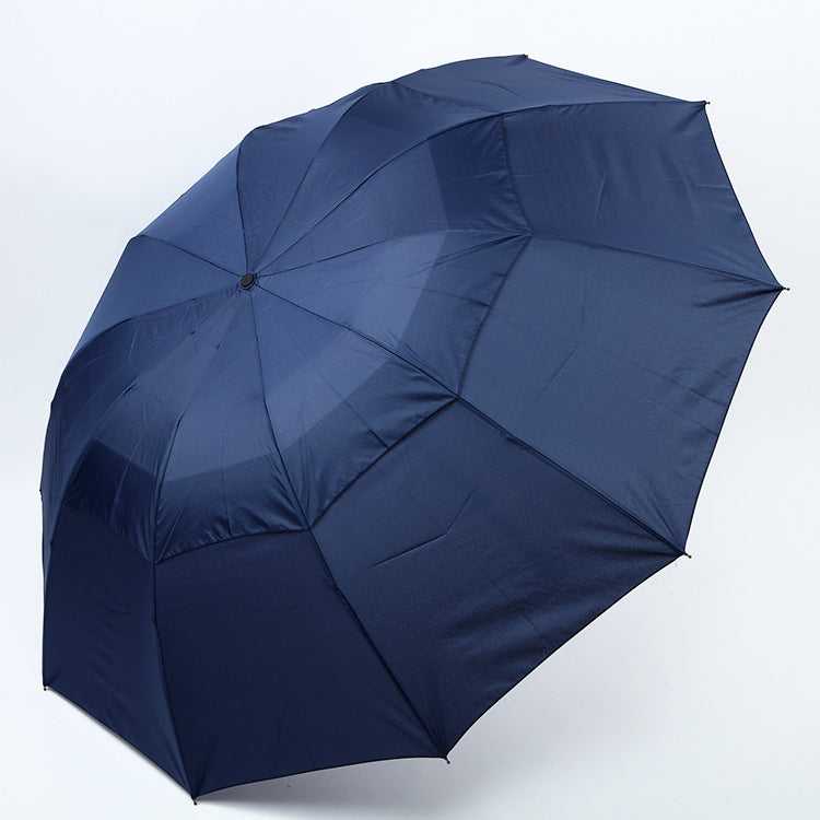 Black Casual Gothic Umbrella blue