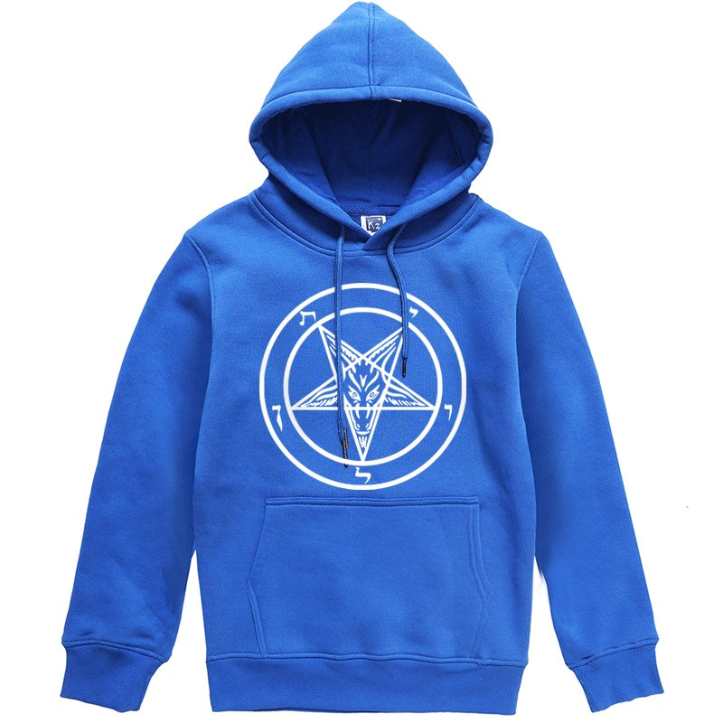 blue Pentagram Hoodie for Men