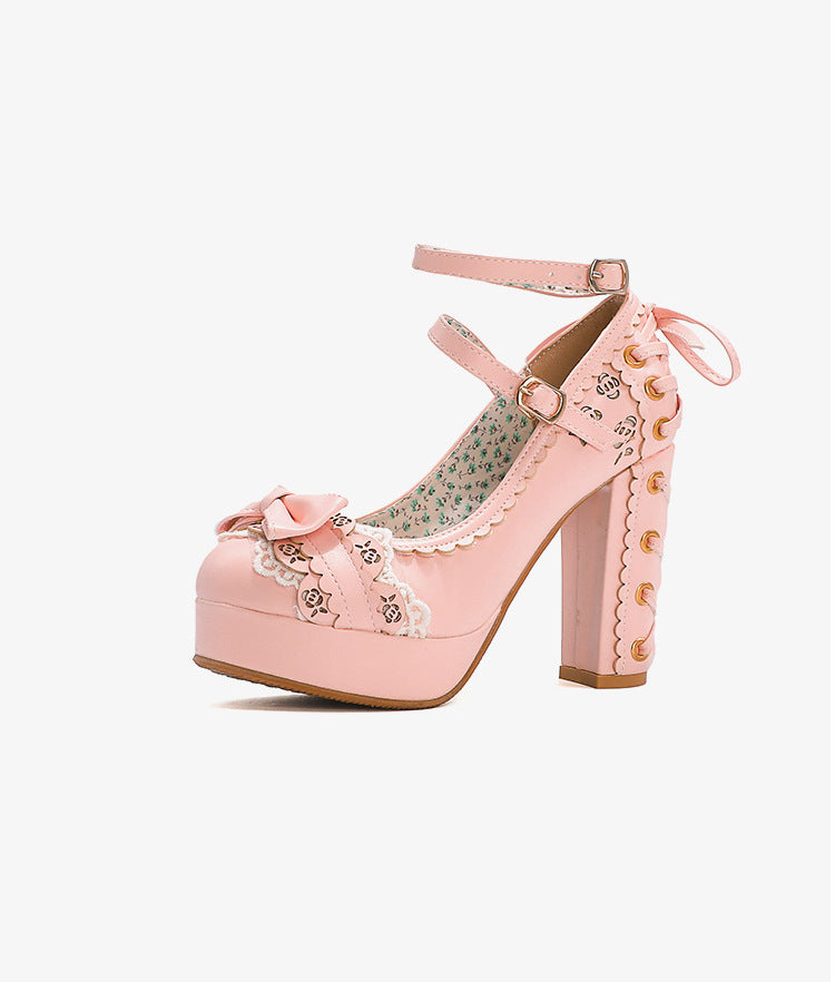 bow Gothic Lolita Heels