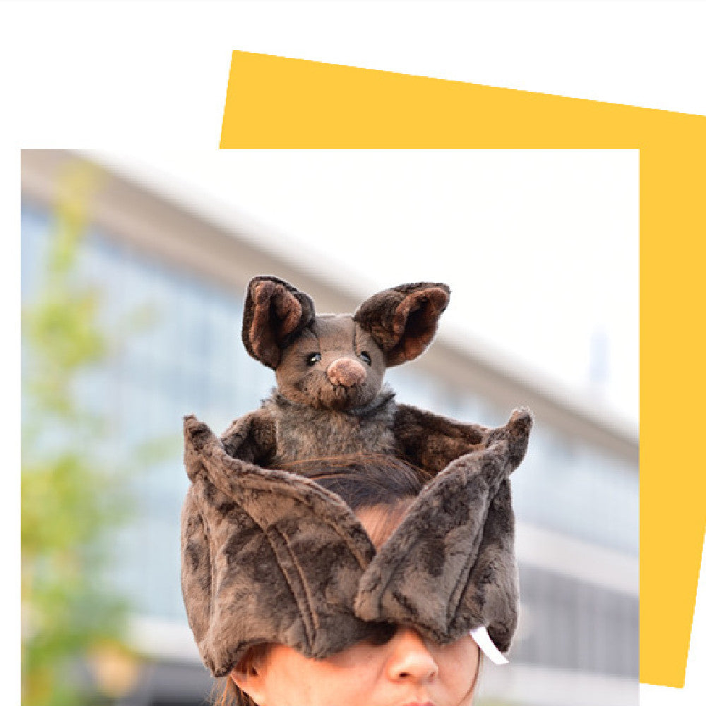 brown Realistic Bat Stuffed Animal