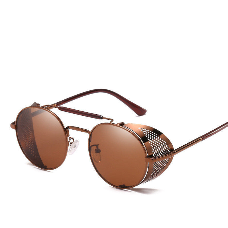brown Retro Gothic Sunglasses