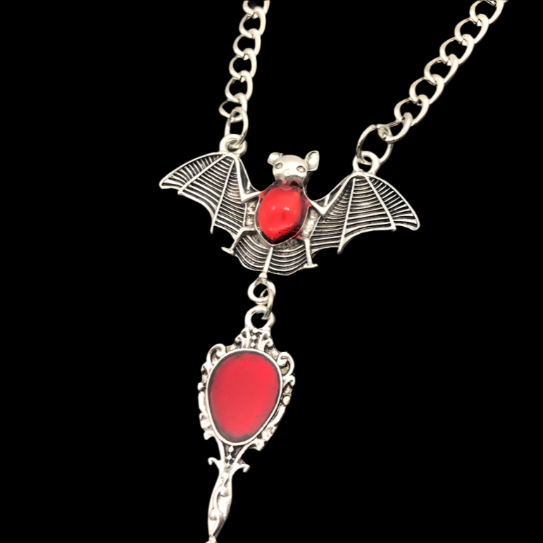 Red Bat Necklace