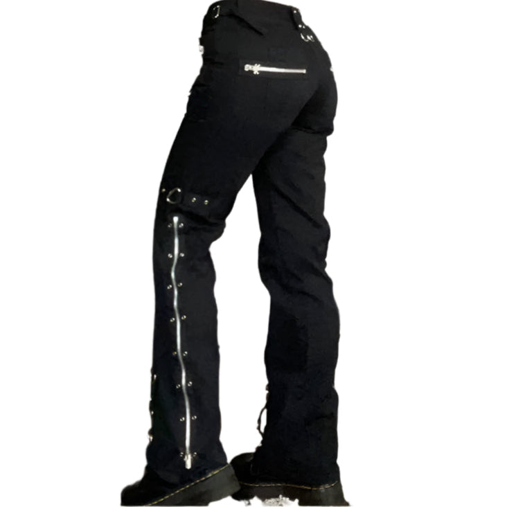 cargo Straight Fit Gothic Pants Womens