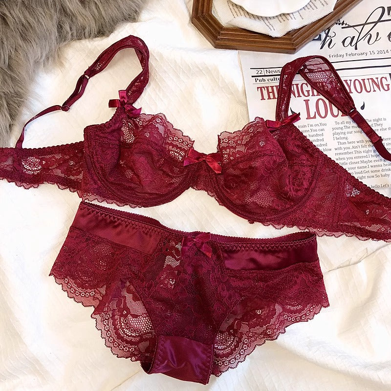 Gothic Underwear Set Lace