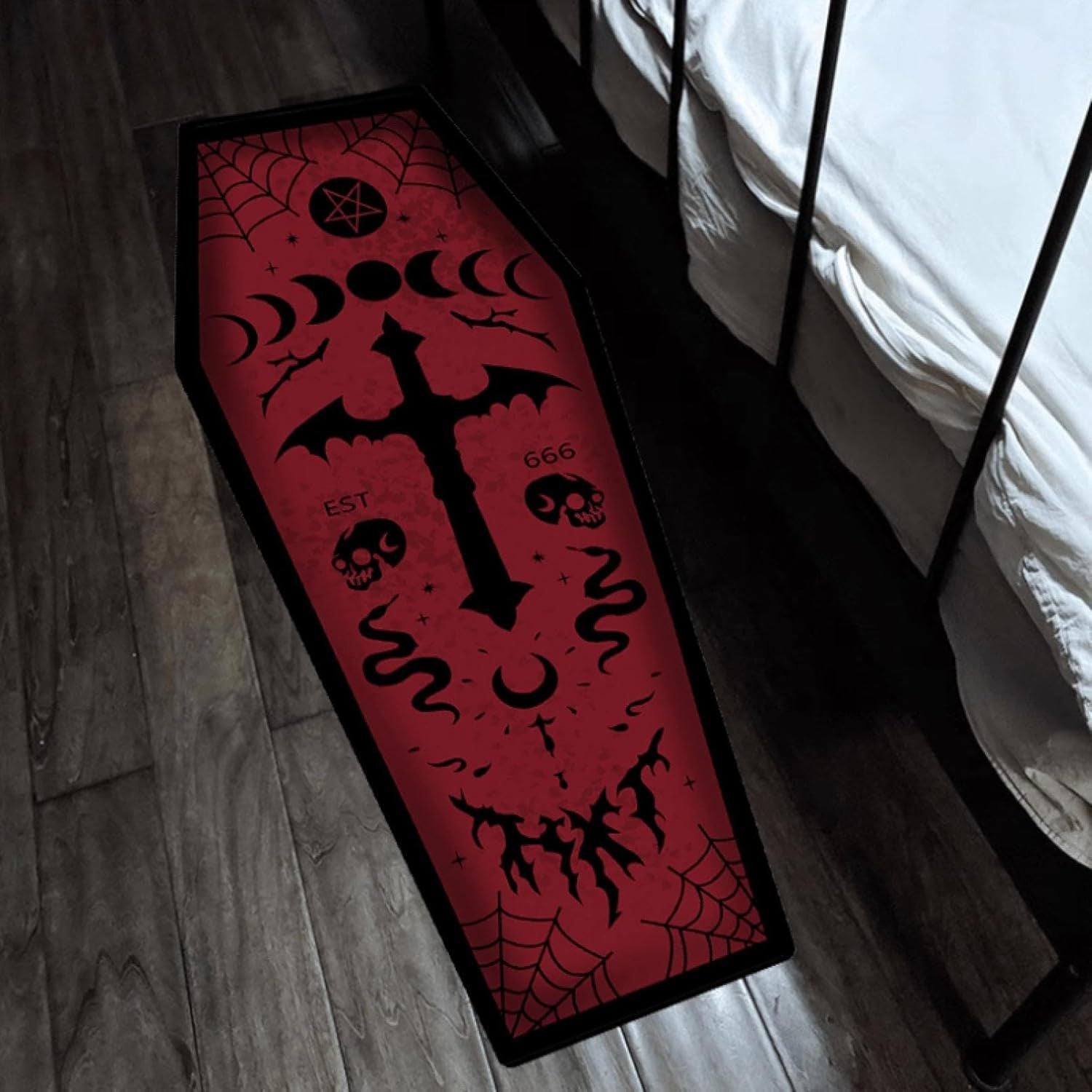 cross Spooky Gothic Rug