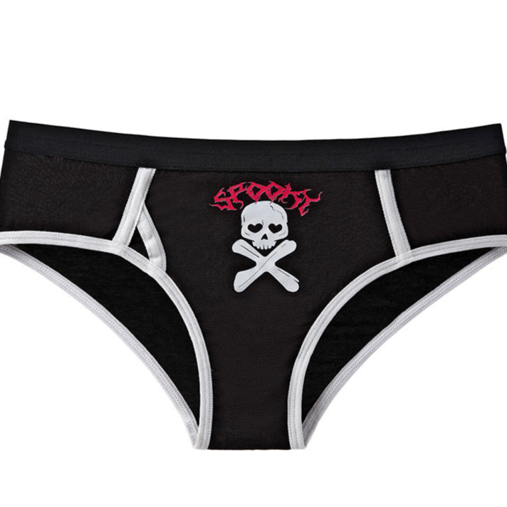 Skull Panties Gothic Womens
