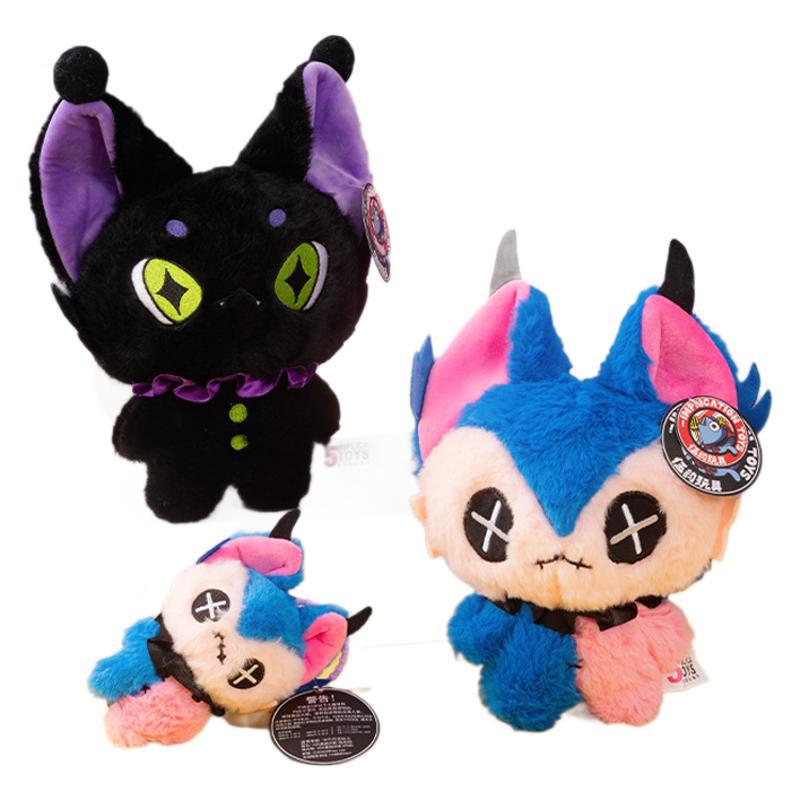 cute Gothic Lynx Plush Animal Joker Design