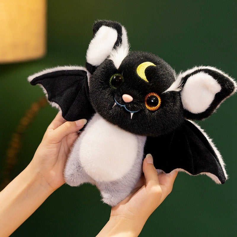 cute Pentagram Goth Bat Plushie Animal